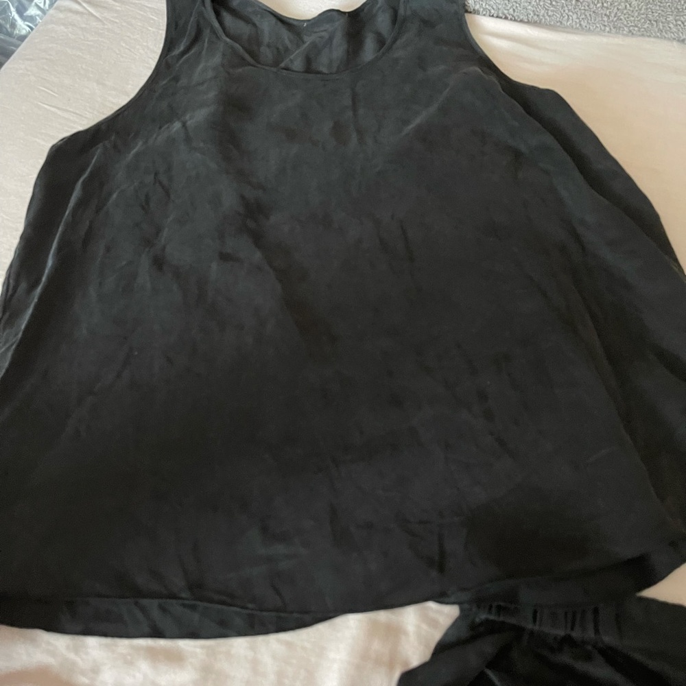 Lunya washable silk tank, short, shirt